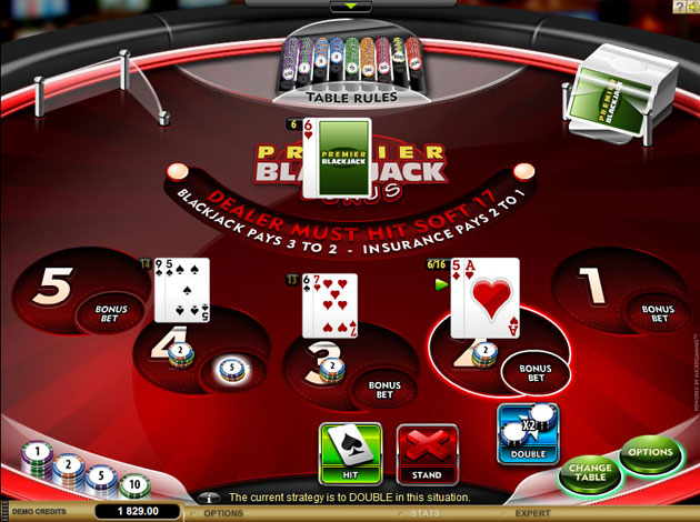 premier euro bonus blackjack mh slot