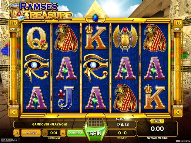 Free Casino Slot Machine Games Treasure Of Egypt