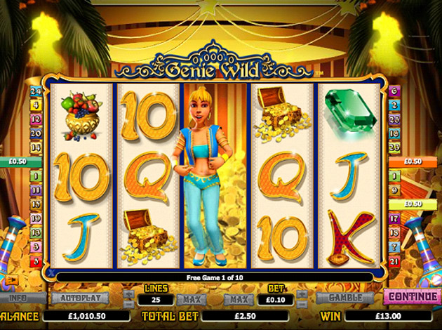 Genie wild slots Genie wild slots