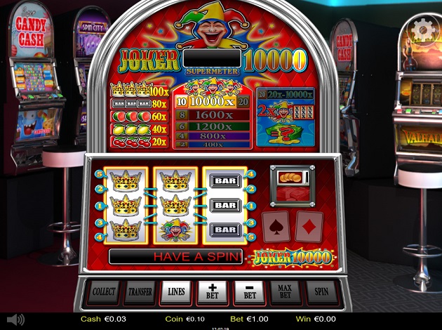 Play Joker 10000 Video Slot Free at Videoslots.com