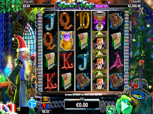 Spela Merlin’s Magic Respins - Christmas hos Casumo Spela Merlin’s Magic Respins - Christmas hos Casumo