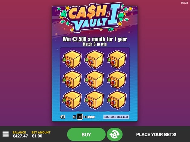 Money Vault Game Money Vault Game
