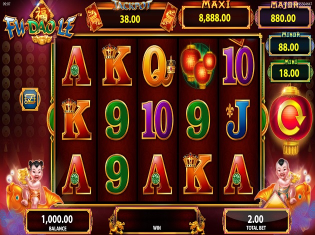 Enter the world of Chinese-inspired lore and luck in the slot game: Fu Dao Le by Bally.This captivating free-to-play slot features distinctive Chinese colors and symbols that underscore its Chinese New Year motif.With features like free games, wild, and multipliers, Fu Dao Le has all the makings of a must-try slot/5(8).