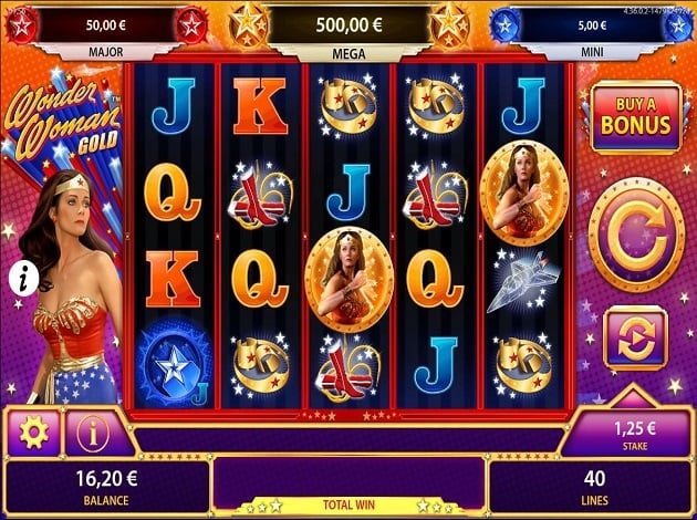 Wonder Woman Gold Slot Machine